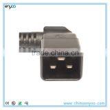 C20 Right Angle to C13 Power Cable - PC Power Cord thumbnail-3