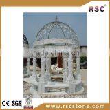 Professional White Marble Gazebos for Popular Sale thumbnail-1