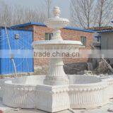 Stone Garden Products Cheap White Marble 2 Tier Water Fountains thumbnail-2