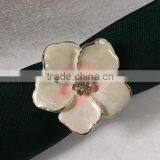 Enamel Coated Metal Alloy Flower Napkin Ring thumbnail-4