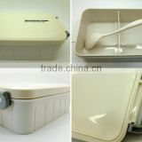 high quality food grade BPA free China style easy open plastic bento lunch box/plastic food container/plastic food box