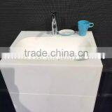 One Piece Shaped Corian Free Standing Basin thumbnail-1