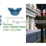 Decorative New Design Lamp Post Green Planter Stackable Flower Pots thumbnail-2