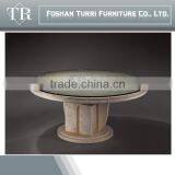 High Quality Natural Marble With Hand Carved Square Coffee Table thumbnail-6