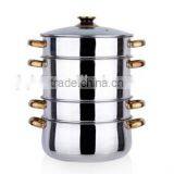 5 Layer Stainless Steel Steamer Pot thumbnail-3