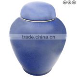 Funeral supplier fired clay ceramic urn for ashes