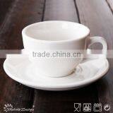 Eco White Embossed Cup&saucer Set Porcelain thumbnail-4