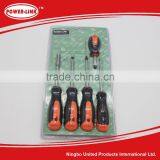 5pc CRV Screwdriver Hand Tools Set and Sleeve thumbnail-1