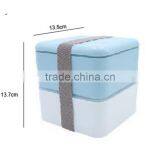 Food Grade BPA Free Plastic Two Layers Lunchbox , Reusable Take Away Lunch Box Food Containers thumbnail-6