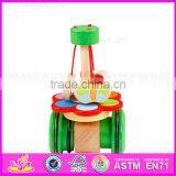 2016 Lovely Baby Pull and Push Wooden Line Toy W05A023 thumbnail-6