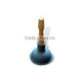 blue Plunger with wooden handle
