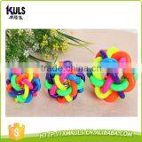 Soft Rubber Chew Ball Toy For Dogs Cats Dental Bite Resistant Tooth Cleaning Dog Toy Balls for Pet Toy Training Balls thumbnail-2