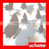 UCHOME Butterfly Mirror Sticker 3D PS Mirror Sticker Acrylic Wall Sticker thumbnail-4