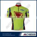 2015 High Quality Accept OEM sample order custom bike jersey cycling shirts cycling uniform