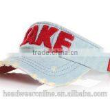 High Quality Sun Visor Cap With Embroidery Logo Made in Guangdong thumbnail-5