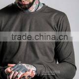 The Men Wholesale Blank Streetwear Side Split Latest Design Handsome Longline Shirt for Men thumbnail-3