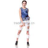 Domin Fashion Latest Embroidery Ladies Tank Tops thumbnail-3