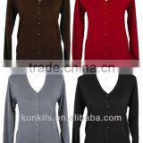Womens Cardigan V-Neck Sweater