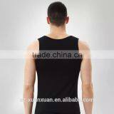 Cheap Cotton Black/white Men U-neck Runnning Vest China Manufacture thumbnail-3