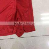 Good Quality of Latest Designs Flower Trimming Red T-shirt Factory Closeout thumbnail-4