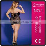 Transparent Fishnet Tights Sexy Lingerie For Fat Women thumbnail-4