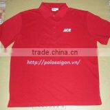 Ladies' Button Polo Shirt / Viet Nam Polo Shirt, Cvc65/35 thumbnail-1