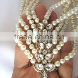 MATHAPATTI DAMINI MAANG Tikka TIKA BINDI PEARL POLKI Hair Accessory thumbnail-3