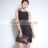 Maxnegio 2017 Wholesale Metail Design Online Bodycon Shopping Embellishments for Dresses thumbnail-3