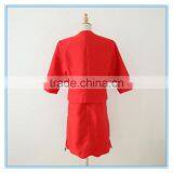 Latest Red Embroidery Lace Suit Dress For Women Wedding thumbnail-3