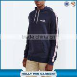 Standard-fit Long Sleeve Street Cowl Neck Hoodies With Printed Letter