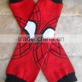 Wholesale Red Legging Football Pattern 100% Cotton Baby Leg Warmers thumbnail-3