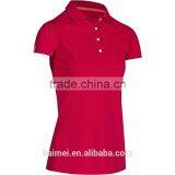2017 Wholesale Good Quality Popular New Design Golf Polo Shirt for Lady thumbnail-3