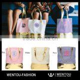 New Arrival Women Monogrammed Leather Handbag thumbnail-1