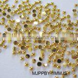 Metal Dome Studs Half Round Studs 1MM Gold Round Beads for Nail Art thumbnail-2