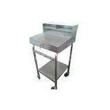 Steel Mobile Receiving Desk , Market Stainless Cash Desk / Equipment Stand