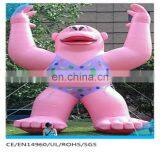 Pink Women Giant Inflatable Gorilla With Bikini thumbnail-1
