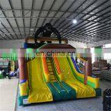 20' rip n dip inflatable gorilla dry slide, inflatable double lane tarpaulin slide giant inflatable gorilla