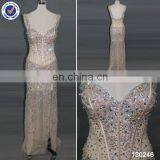 2014 Factory Directly Supply Sexy High Grade Luxury Formal Beaded Evening Dress thumbnail-1