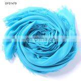 2018 Hot Products Plain Solid Color Women Tassel Shawl Scarf thumbnail-5