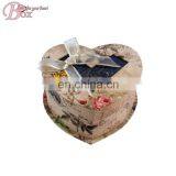 Thanksgiving Pretty Flower Heart Shaped Craft Paper Cardboard Gift Box thumbnail-3