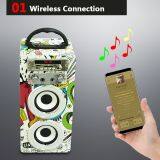 2018 New Design Portable Speaker Active Set KTV Karaoke Rechargeable 1200mah Battery Stereo Wireless With USB/TF Card thumbnail-5