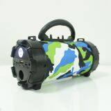 New Portable Round Speaker Amplifier Wireless Bluetooth Bazooka Speaker Earphone Karaoke Player thumbnail-2