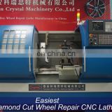 CNC AWR2840-TA21 alloy wheel lathe machine lighting /cooling/auto-lubrication system
