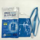 Anti Virus Bacterial Portable Aluminum Foil Bag Air Purification Disinfection Sterilization Card for Child Adult