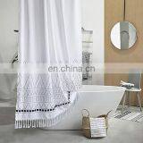 Boho Tassel Shower Curtain for Bathroom thumbnail-4