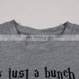 Halloween Series European and American Hot Style Short-sleeved Women's T-shirt Pure Cotton Loose Large Size Casual Letter thumbnail-4