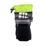 Resealable oxford fabric dog training treat pouch bag with waist belt