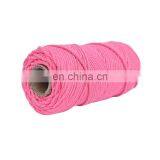 Twisted 3mm 100% Cotton White Multi Strand Braided Custom 1mm-10mm Cotton Rope Macrame Cord thumbnail-7