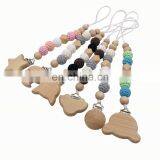 Оптовая деревянная детская игрушка для пляжа: кусочек сосны для зажима соска