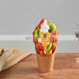 Simulation Food Egg Waffle Model Display Eggettes Puff Bubble Waffle Model Sample Dessert Display thumbnail-2